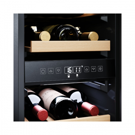 dometic C18B wine cabinet - display open door